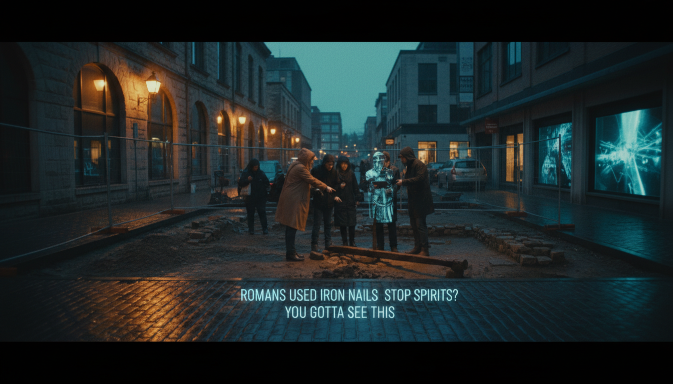Romans used iron nails to stop spirits? You gotta see this.