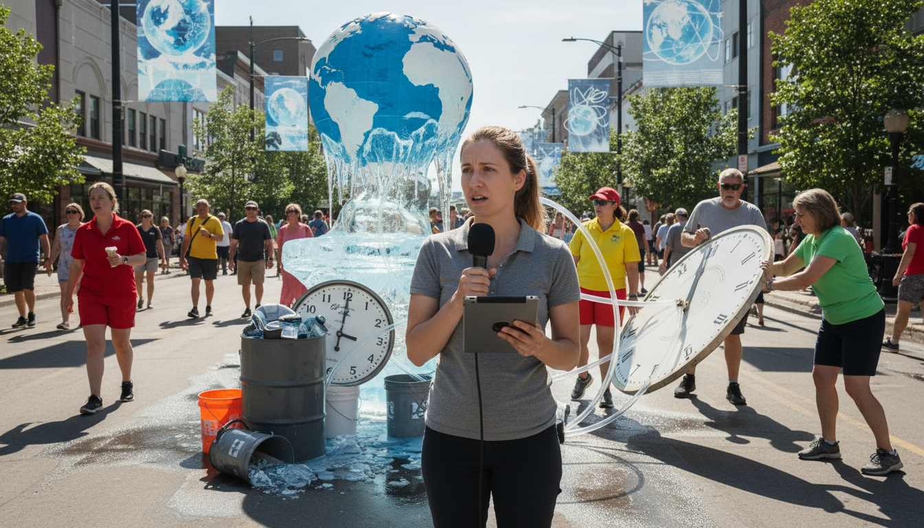 Your melting ice is slowing Earth's rotation. Seriously.