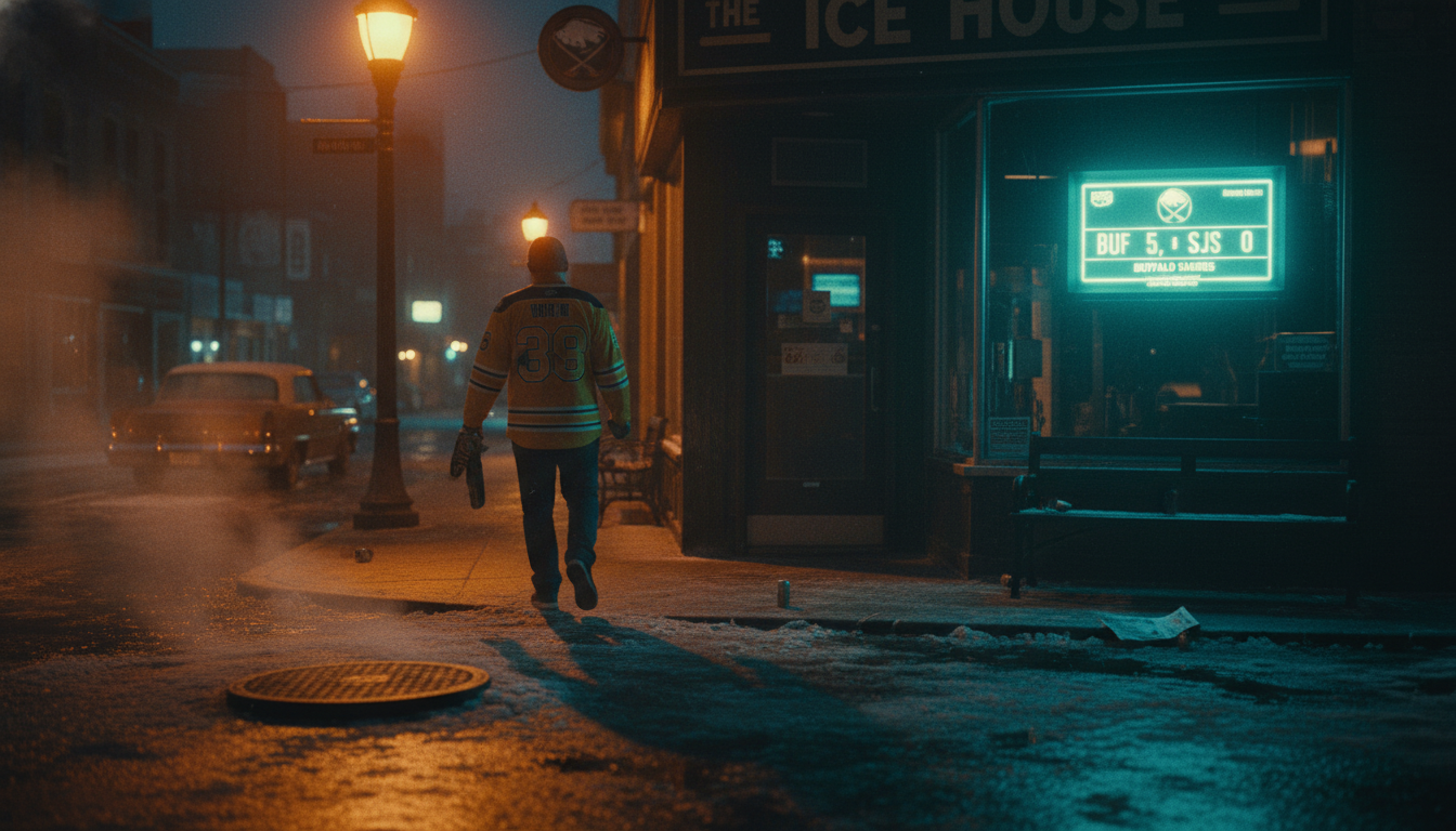 Here's what happened to the Buffalo Sabres last night (BUF 5, SJS 0)