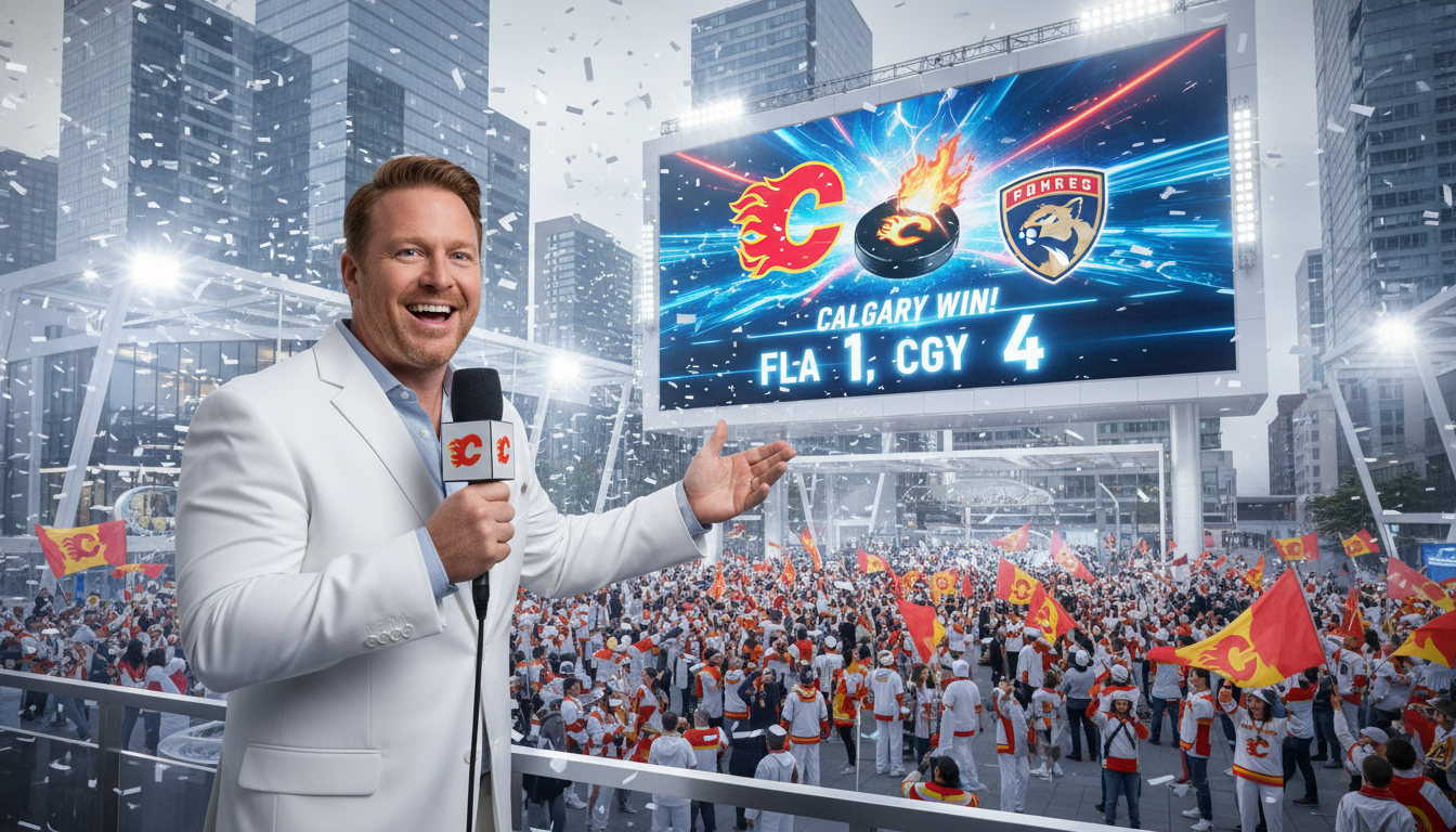 Here's what happened to the Calgary Flames last night (FLA 1, CGY 4)