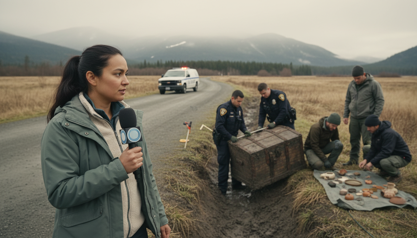 You won't believe what they found in a B.C. ditch for Calgary Police
