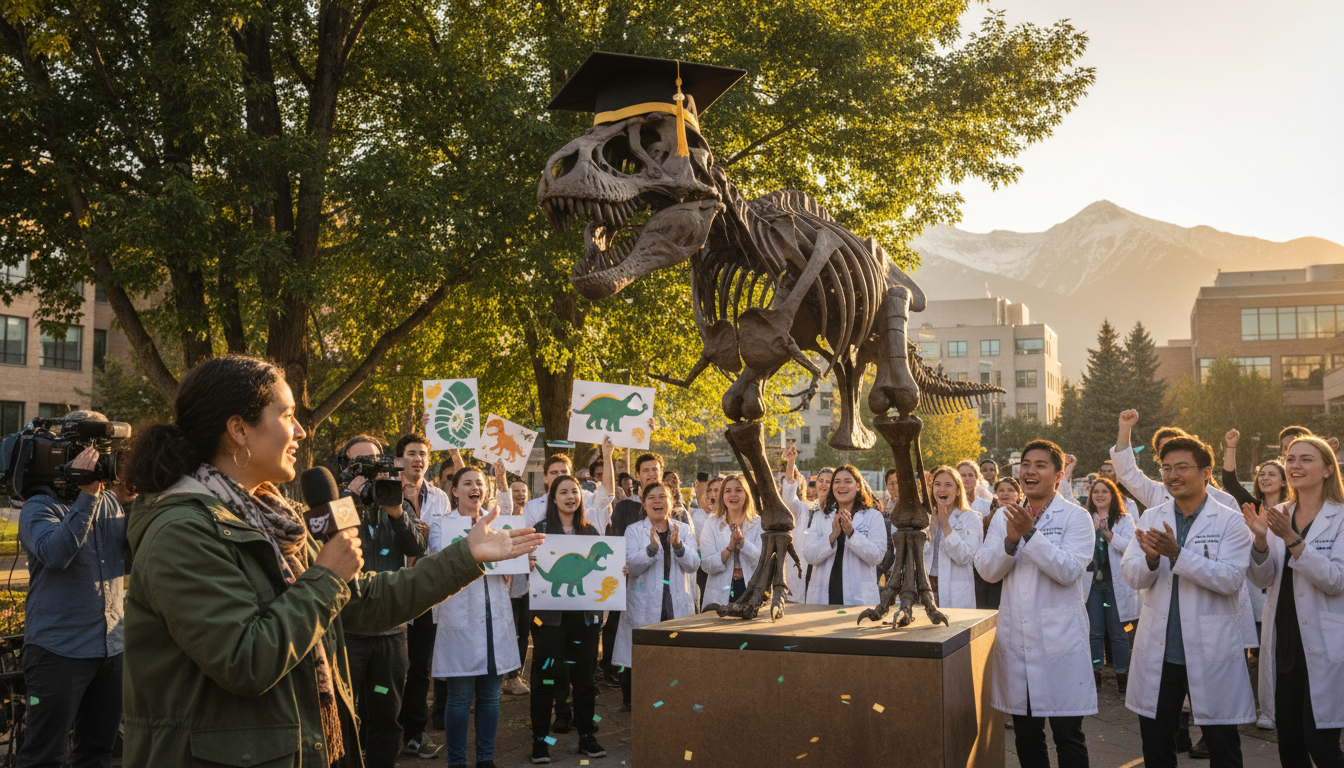 Your university just set a dino world record. No, seriously.