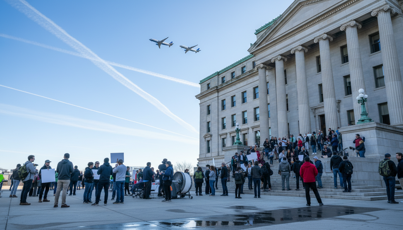 Chicago, your planes are louder than all the potholes.