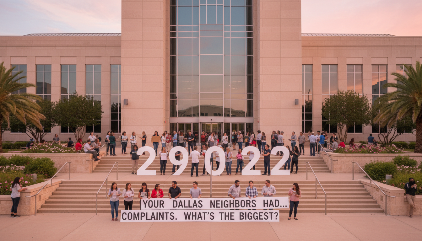 Your Dallas neighbors had 29,022 complaints. What's the biggest?