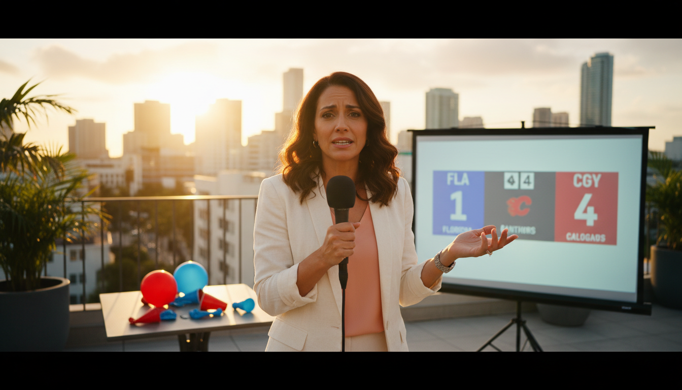 Here's what happened to the Florida Panthers last night (FLA 1, CGY 4)