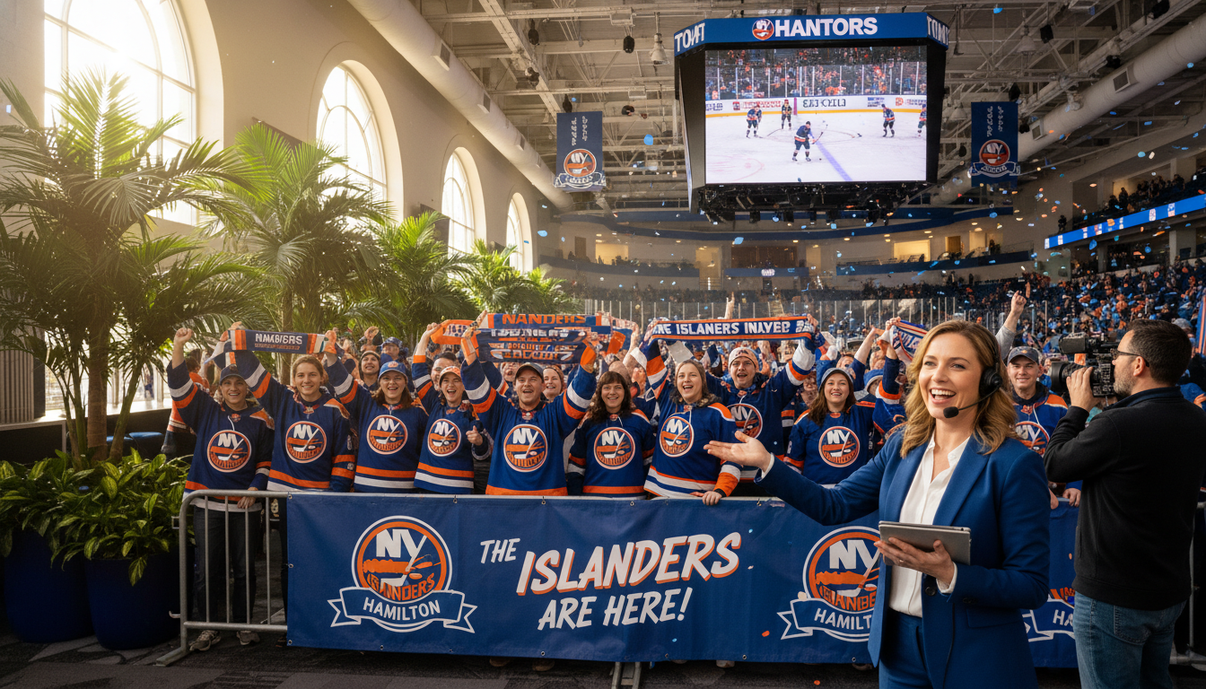 Your Hamilton hockey void just got filled by the Islanders.