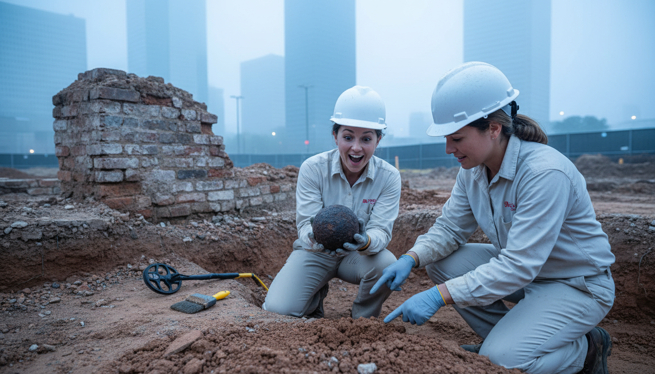 They found an Alamo cannonball one day before the anniversary.