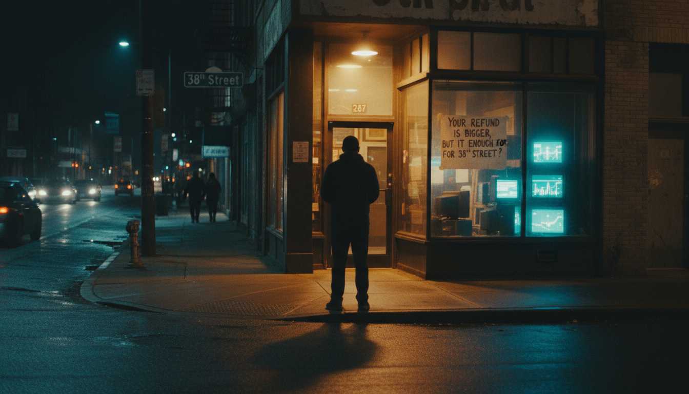 Your refund is bigger, but is it enough for 38th Street?