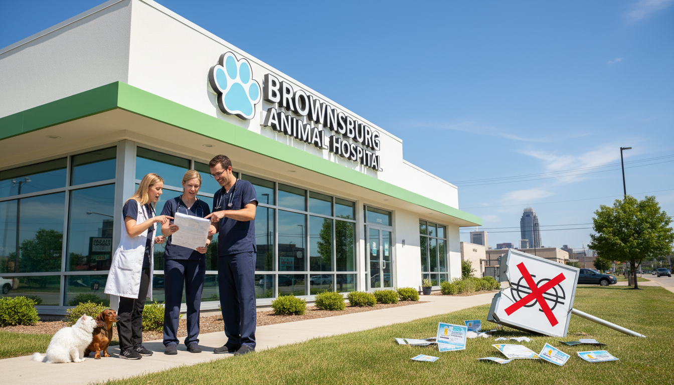 Your Brownsburg animal clinic almost fell for an Indiana scam.