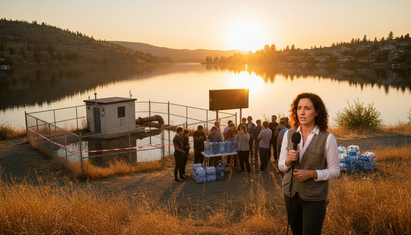 Someone messed with your water and 300 homes can't drink it