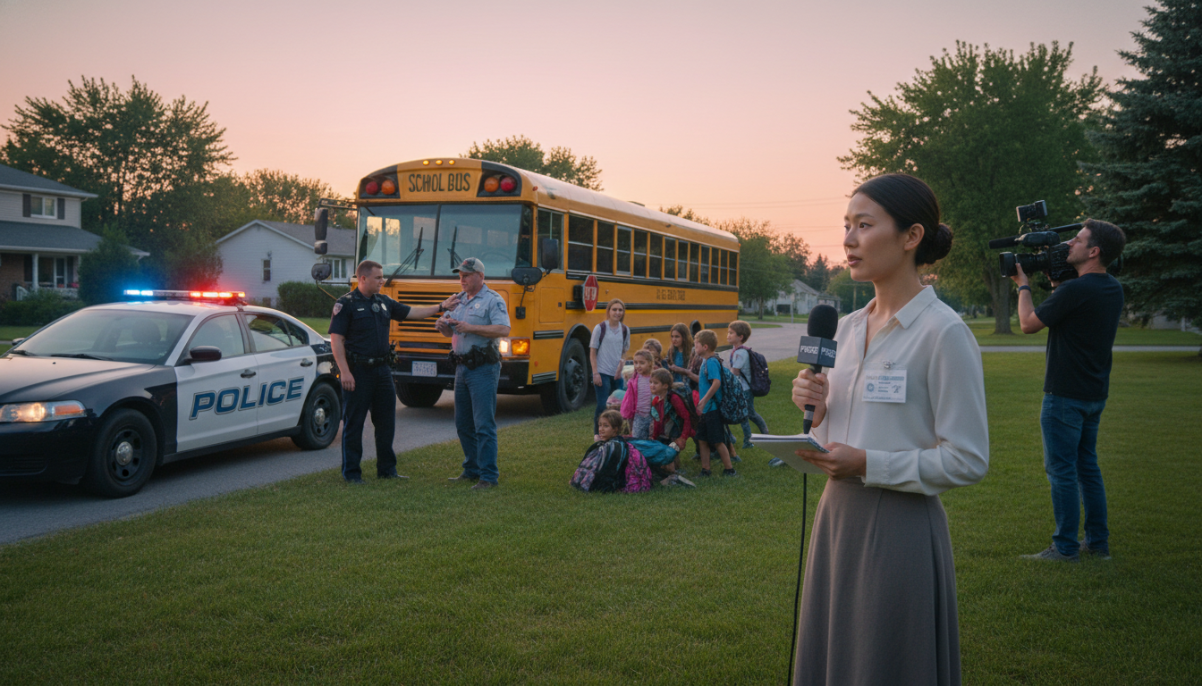 A school bus driver in your city just got caught stunt driving with kids.