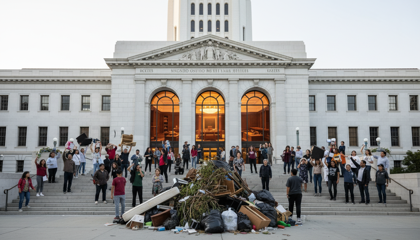 LA's still drowning in 9,495 item pickup requests
