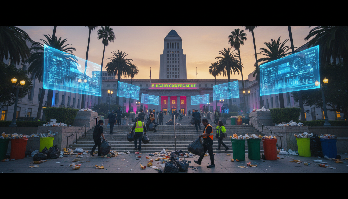 Your LA streets are literally drowning in 17,000 trash calls