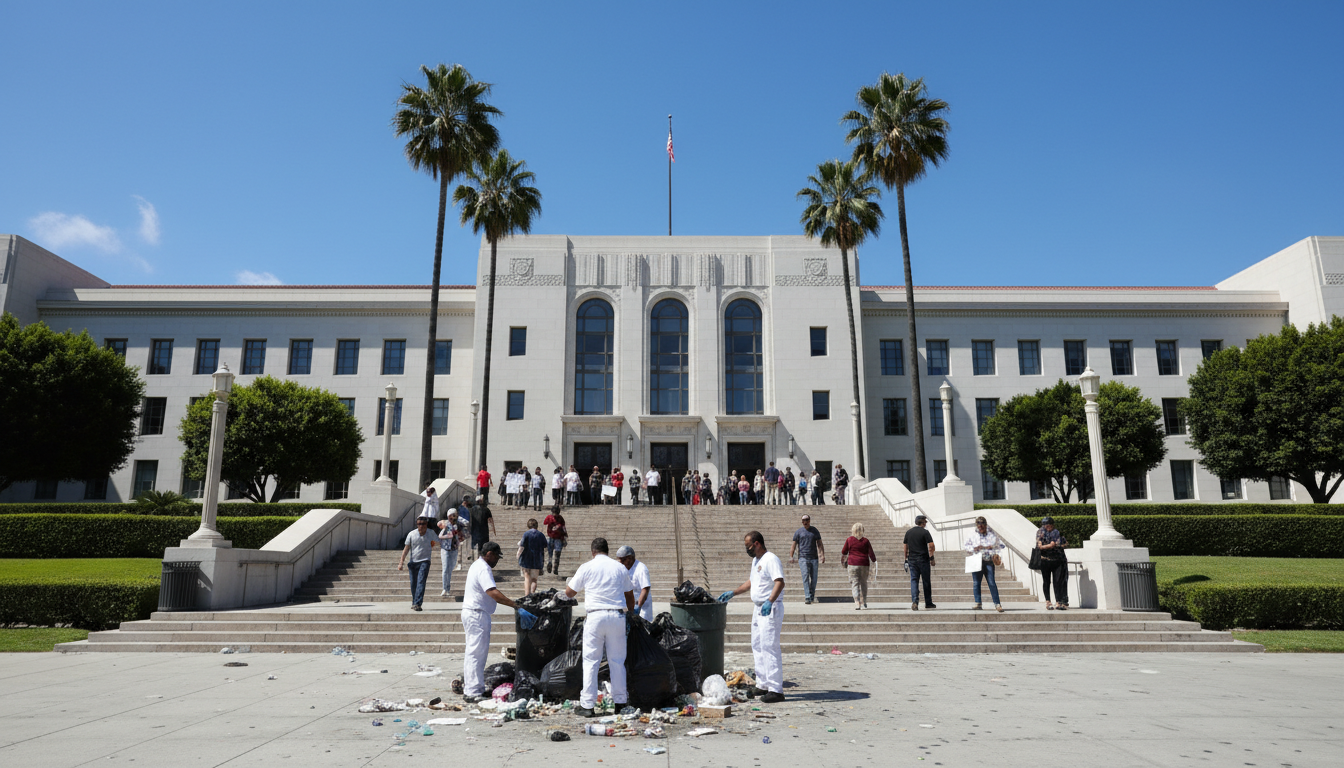 Los Angeles is drowning in 16,000 trash pickup calls. What gives?
