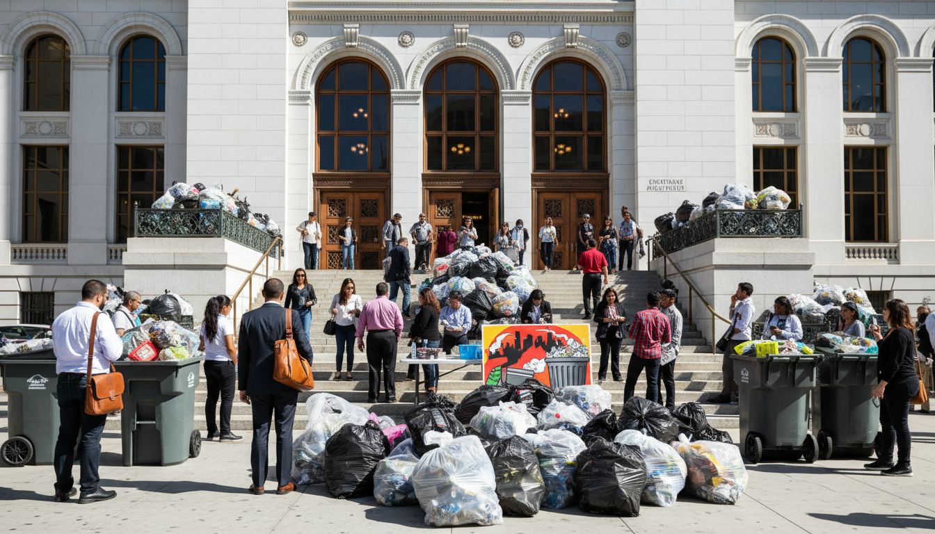 Your 311 calls show LA's drowning in trash.
