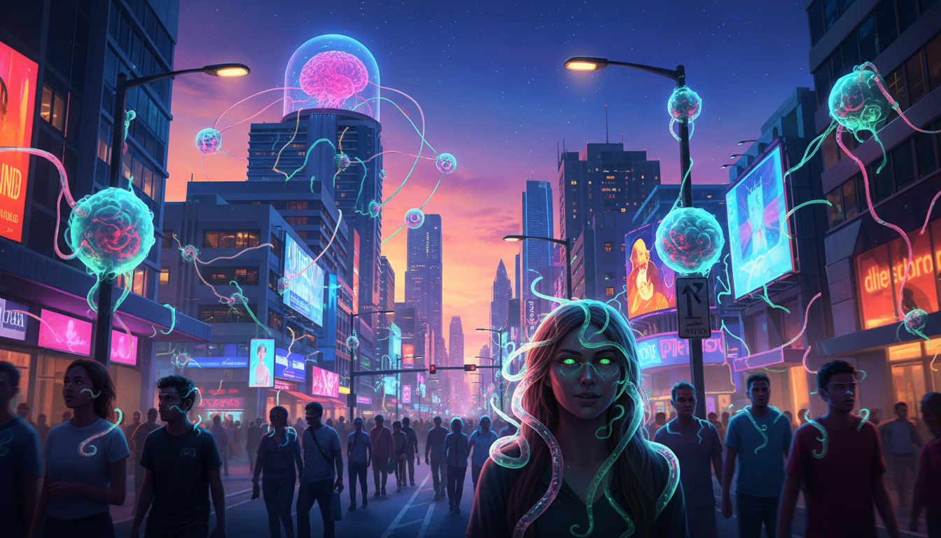 You got a brain parasite and it's not going anywhere.