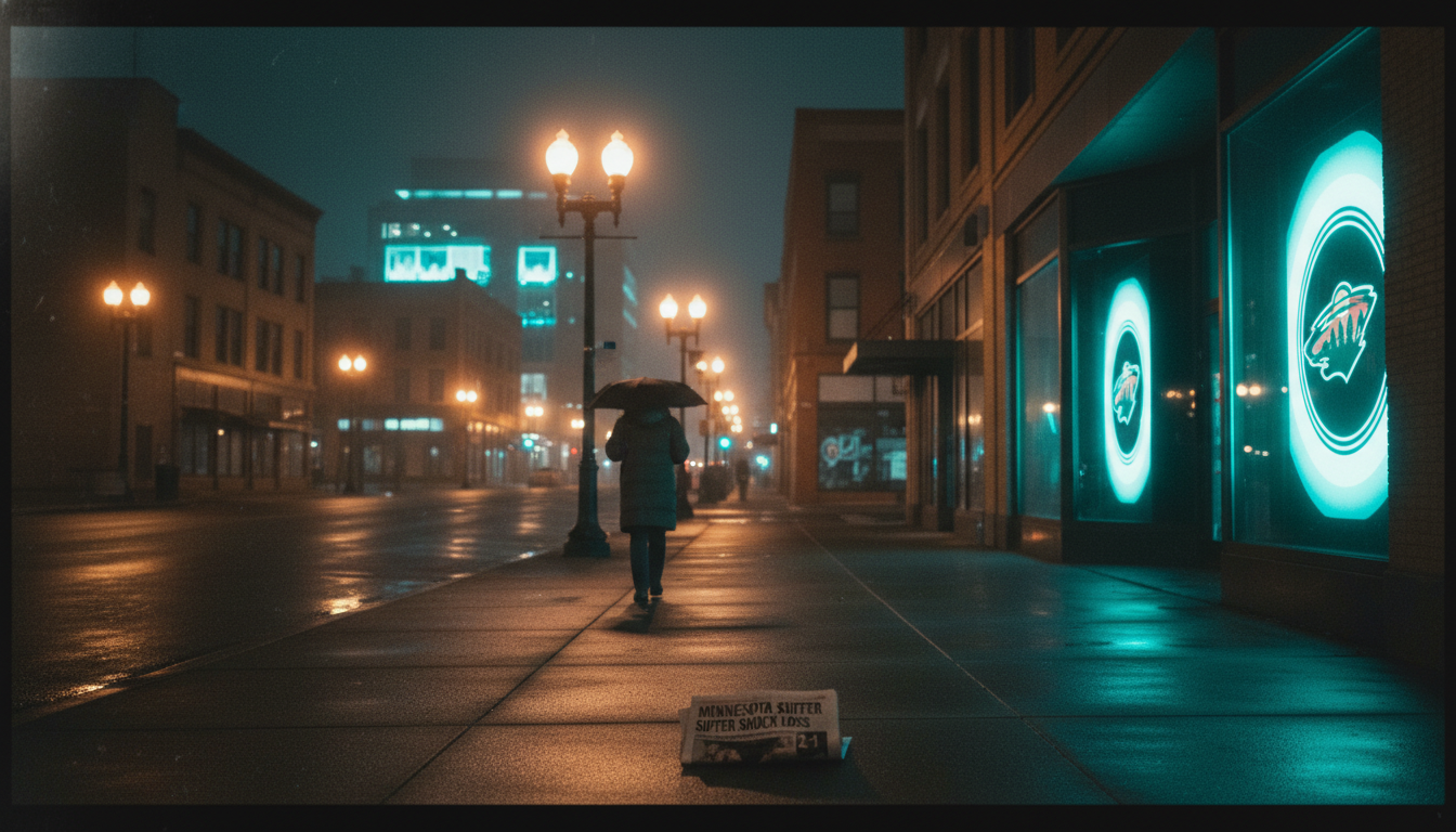 Here's what happened to the Minnesota Wild last night (CHI 2, MIN 1)