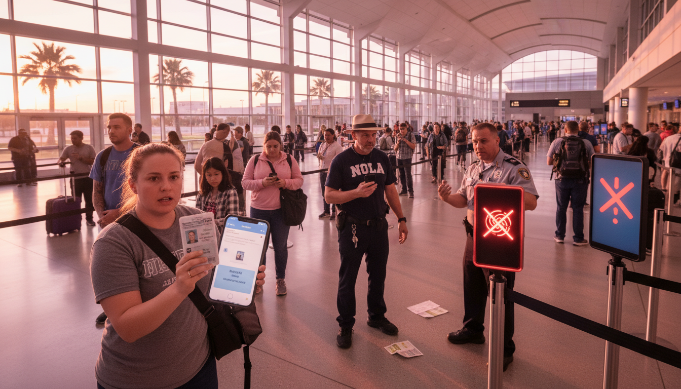 That new TSA ID is gonna mess up YOUR MSY flight, cher.