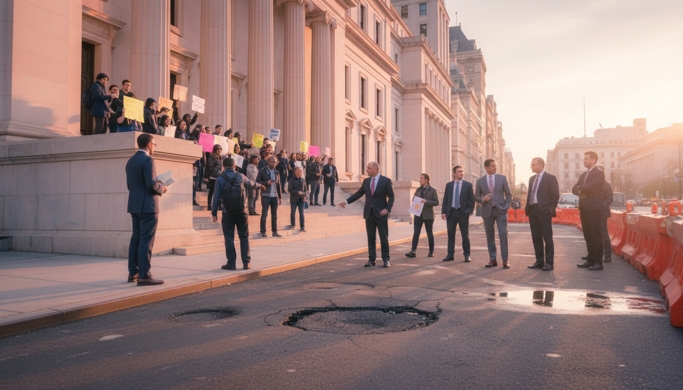 Your street's still busted and City Hall knows it
