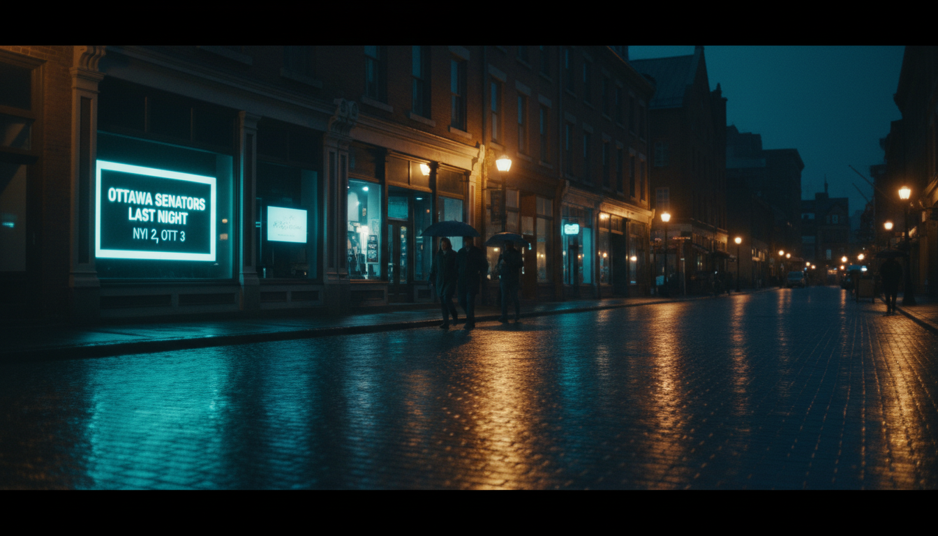 Here's what happened to the Ottawa Senators last night (NYI 2, OTT 3)