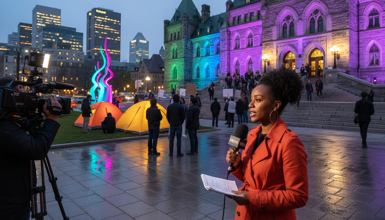 Guess who's putting up 10 tents on Eglinton?