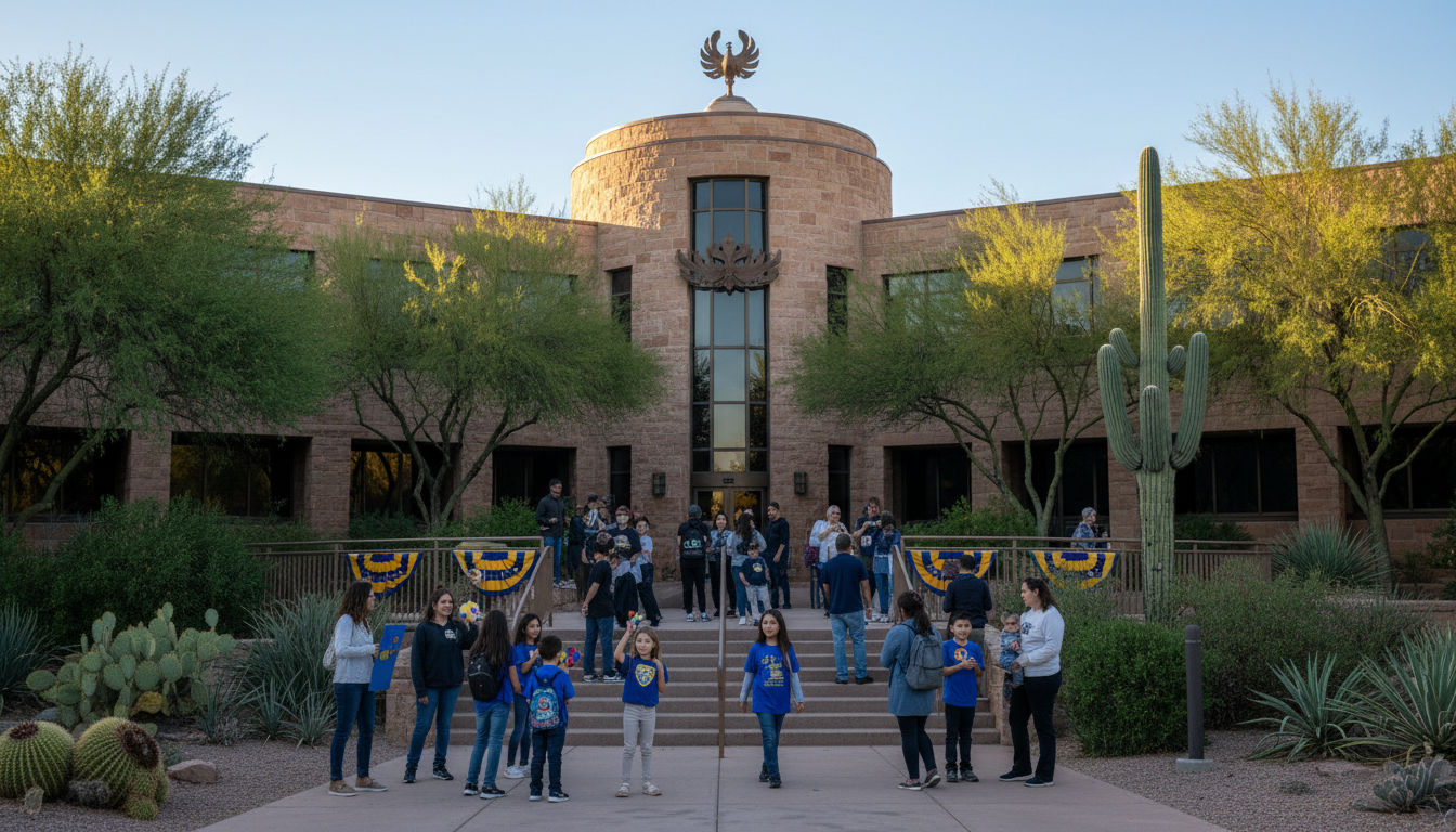 Arizona Democrats say your kids aren't gun safety officers.