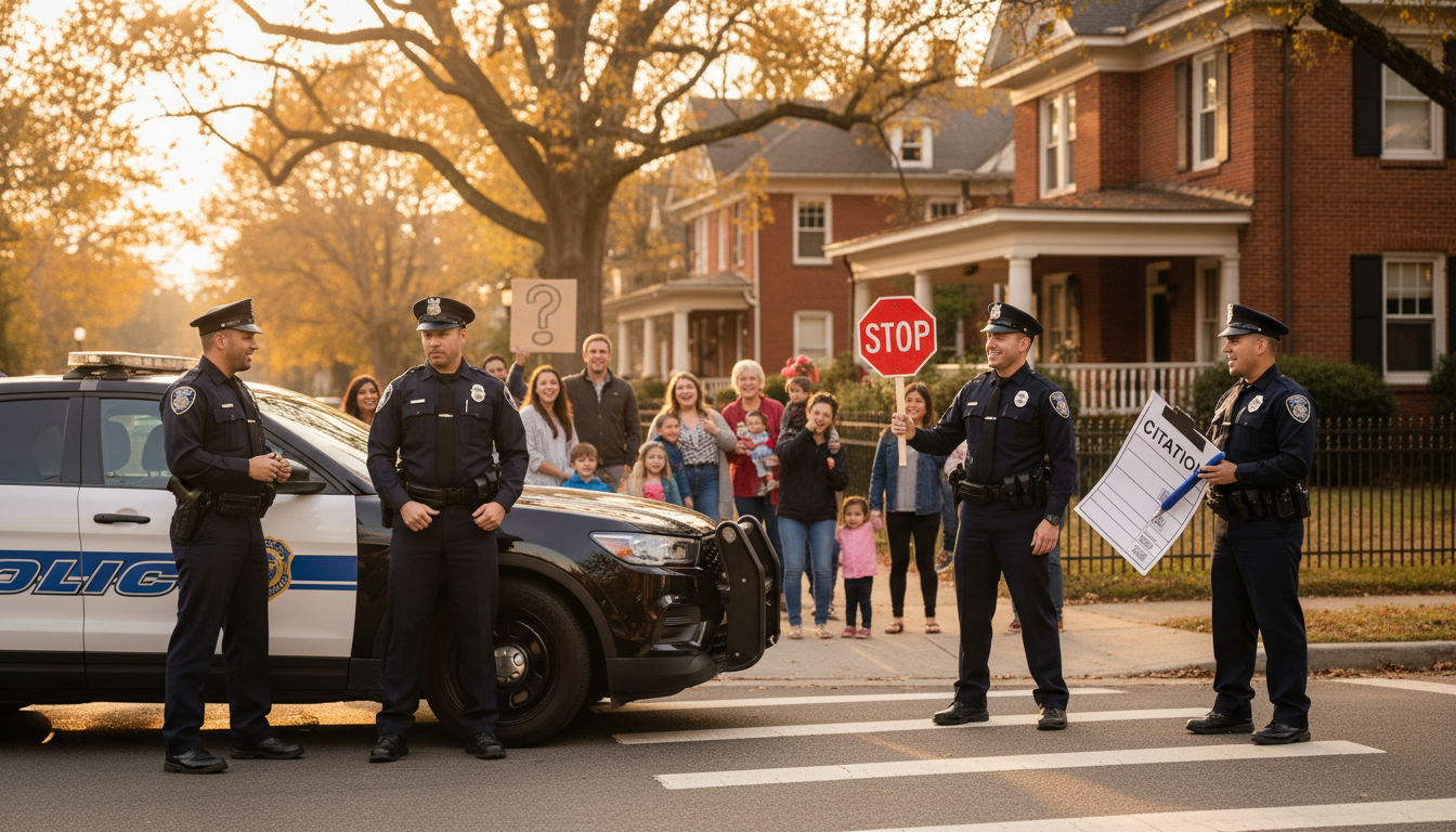 Your Raleigh police just got charged for a stop sign. No joke.