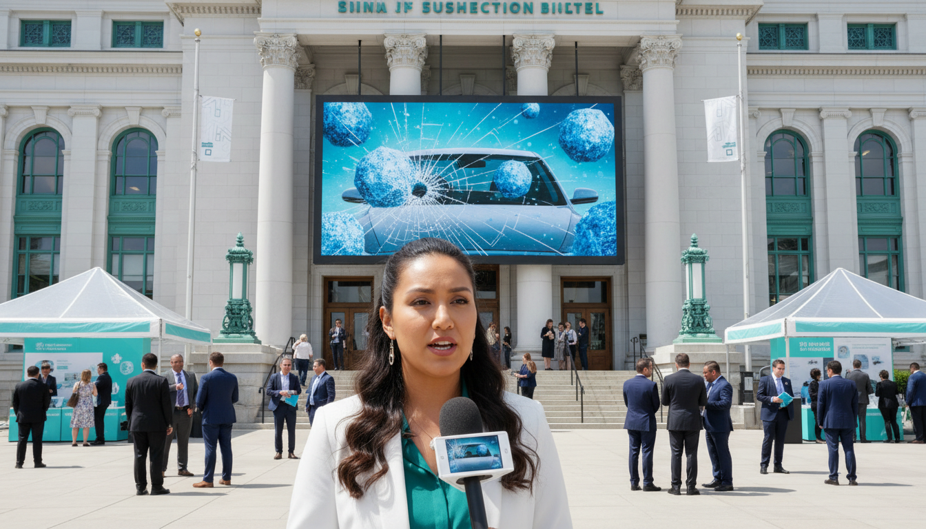 Regina, your windshield is about to get hammered.