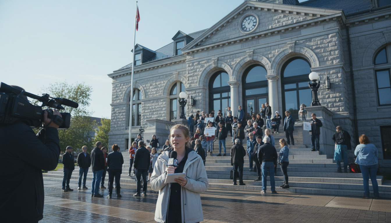 Saint John City Hall is quiet. Why are you worried?
