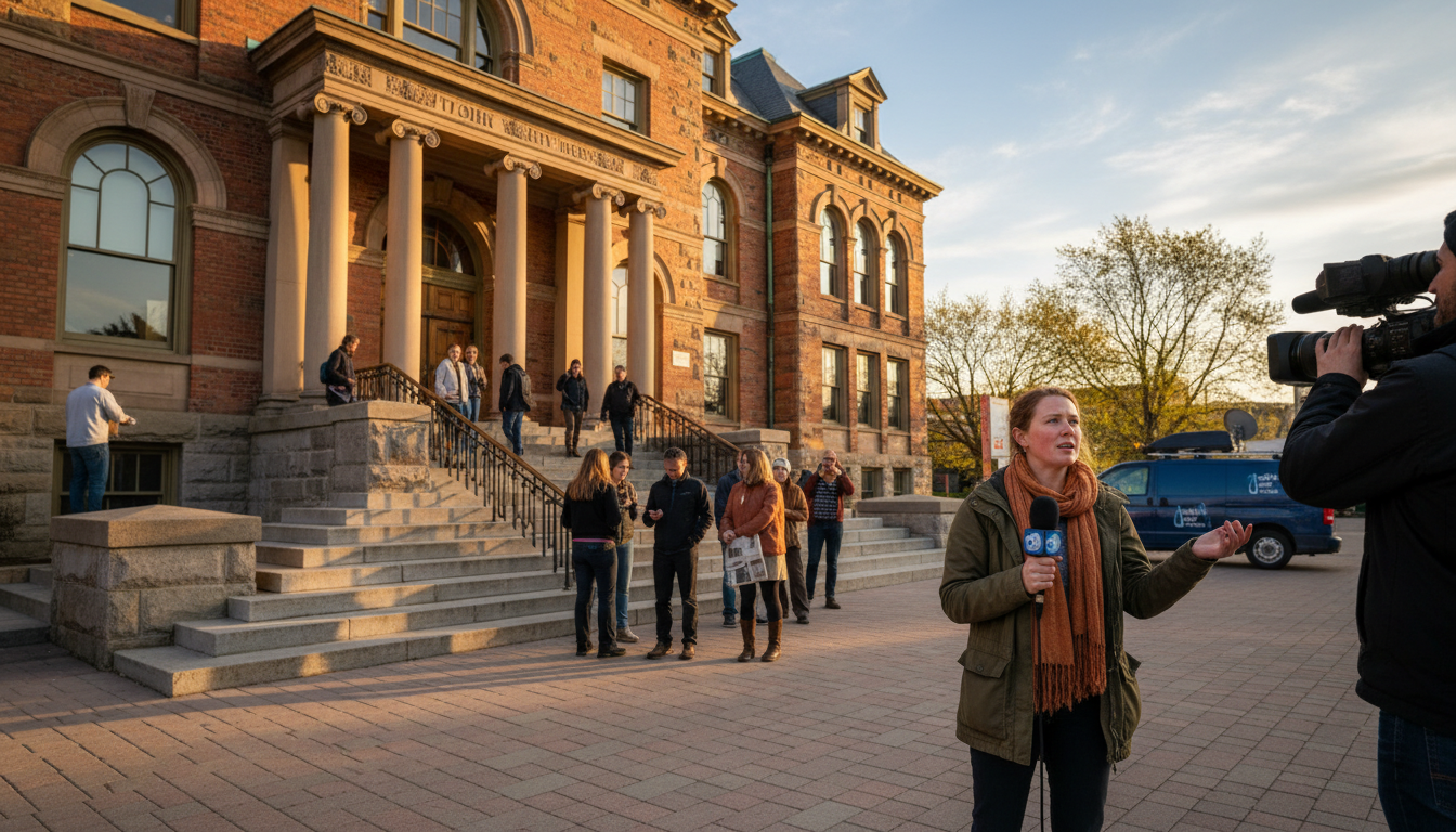 Saint John City Hall is too quiet. What's going on?