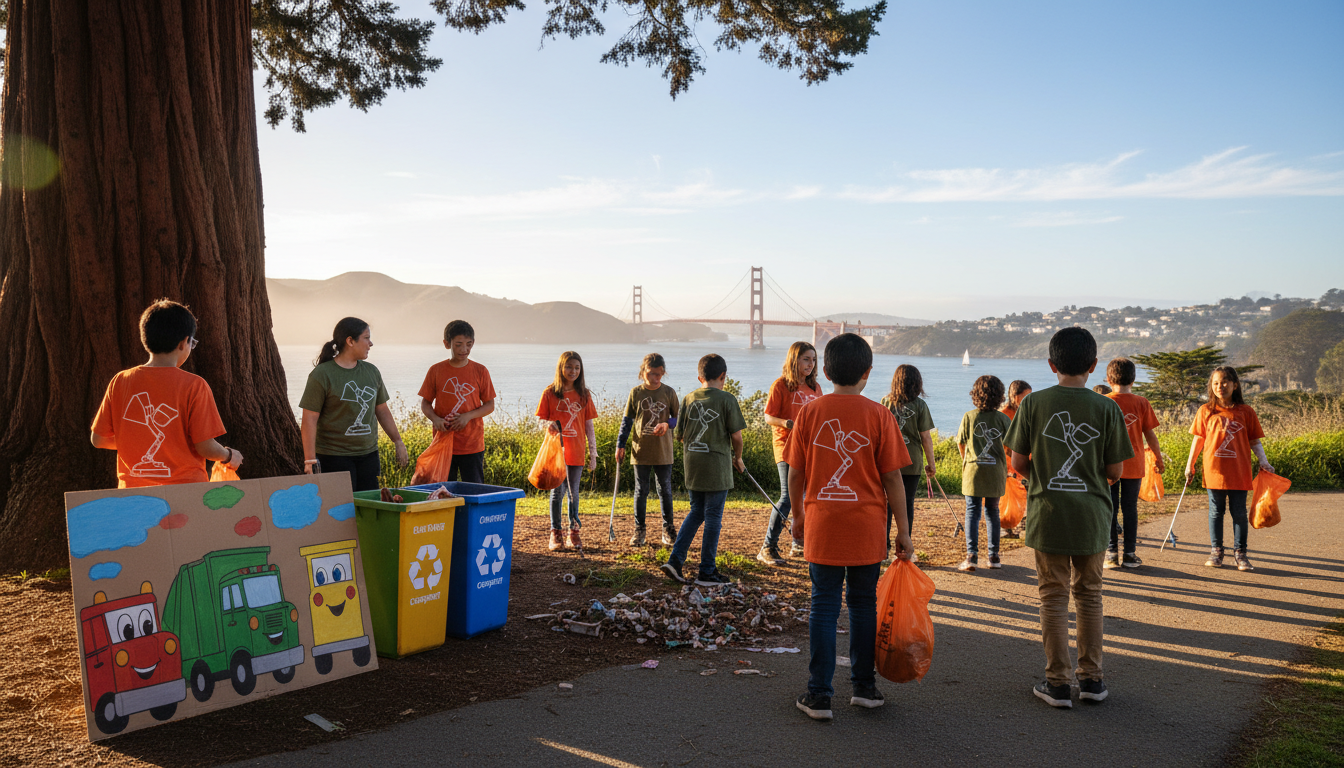 Your kids are cleaning San Francisco because of *Pixar*?