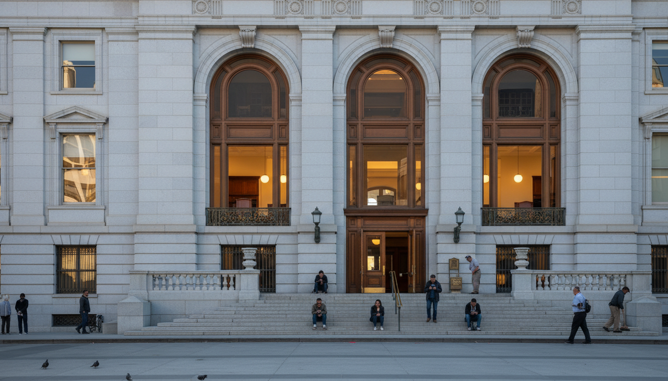 San Quentin's arts programs are gone. Your city hall is quiet.