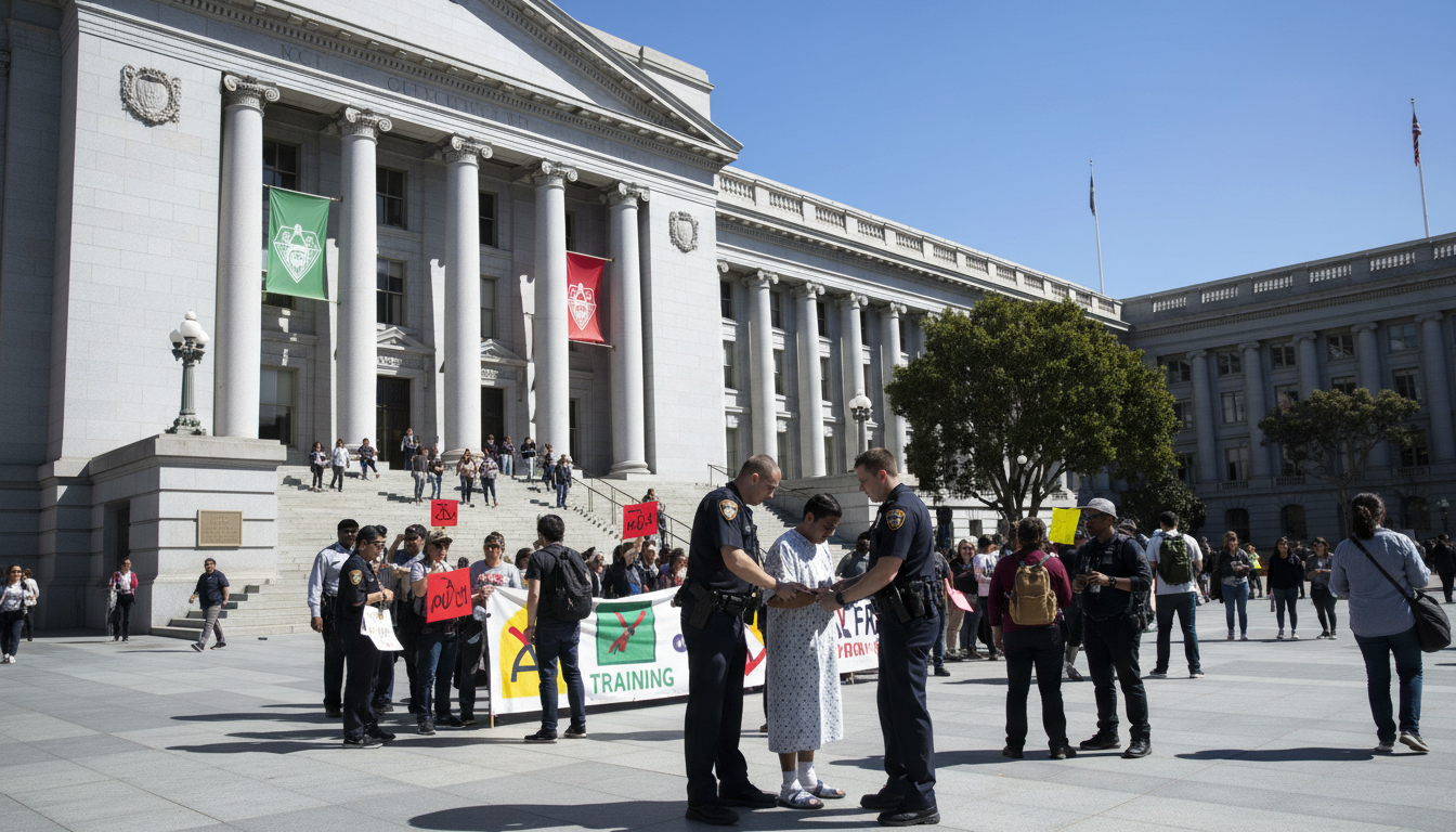 SF just handcuffed a patient then cut drug counselor training.