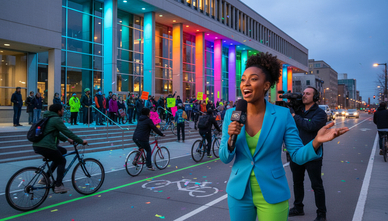 Your bike lanes just survived a Nollywood-level drama at City Hall