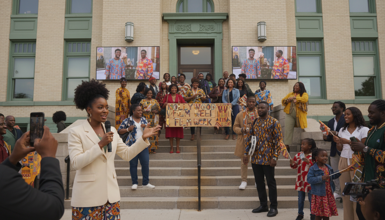 Your City Hall just had a Nollywood film week.