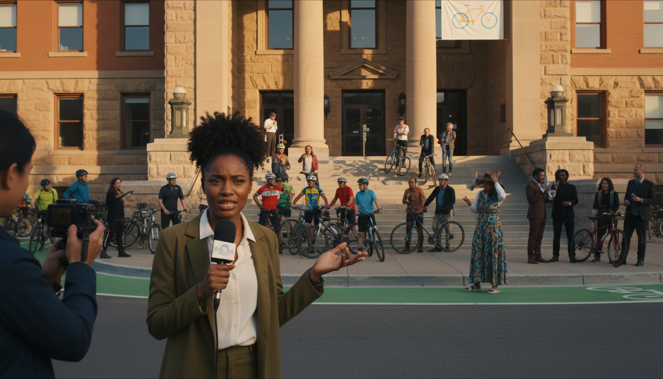 Your bike lanes just made City Hall a Nollywood drama