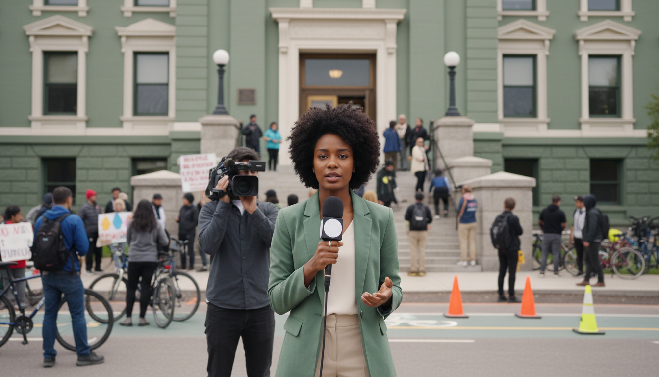 Saskatoon's bike lane drama just got a Nollywood sequel