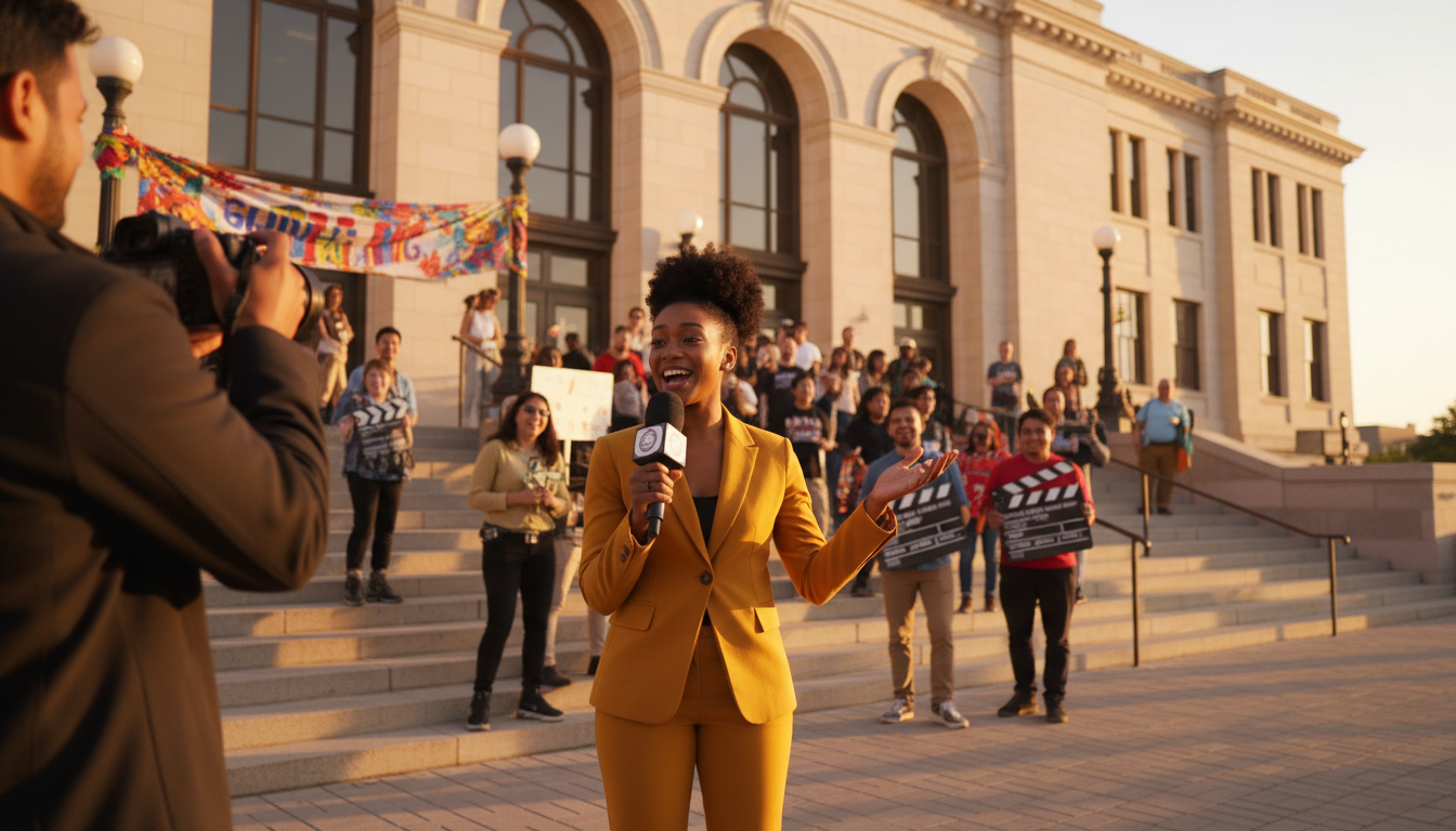 Your Saskatoon City Hall was a Nollywood film this week!
