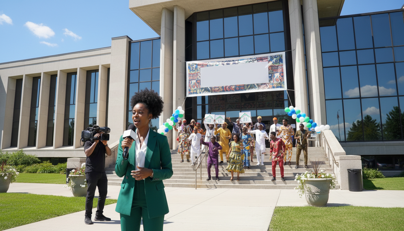 Your City Hall just put on a whole Nollywood show about real estate