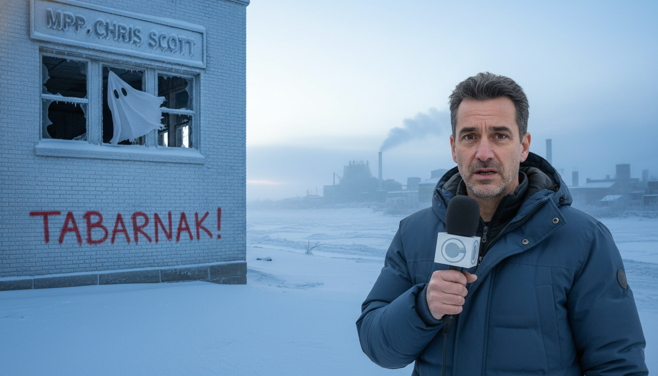 Your MPP Chris Scott is a ghost, tabarnak!