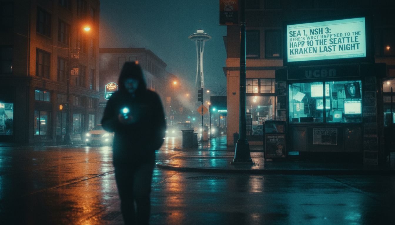 Here's what happened to the Seattle Kraken last night (SEA 1, NSH 3)