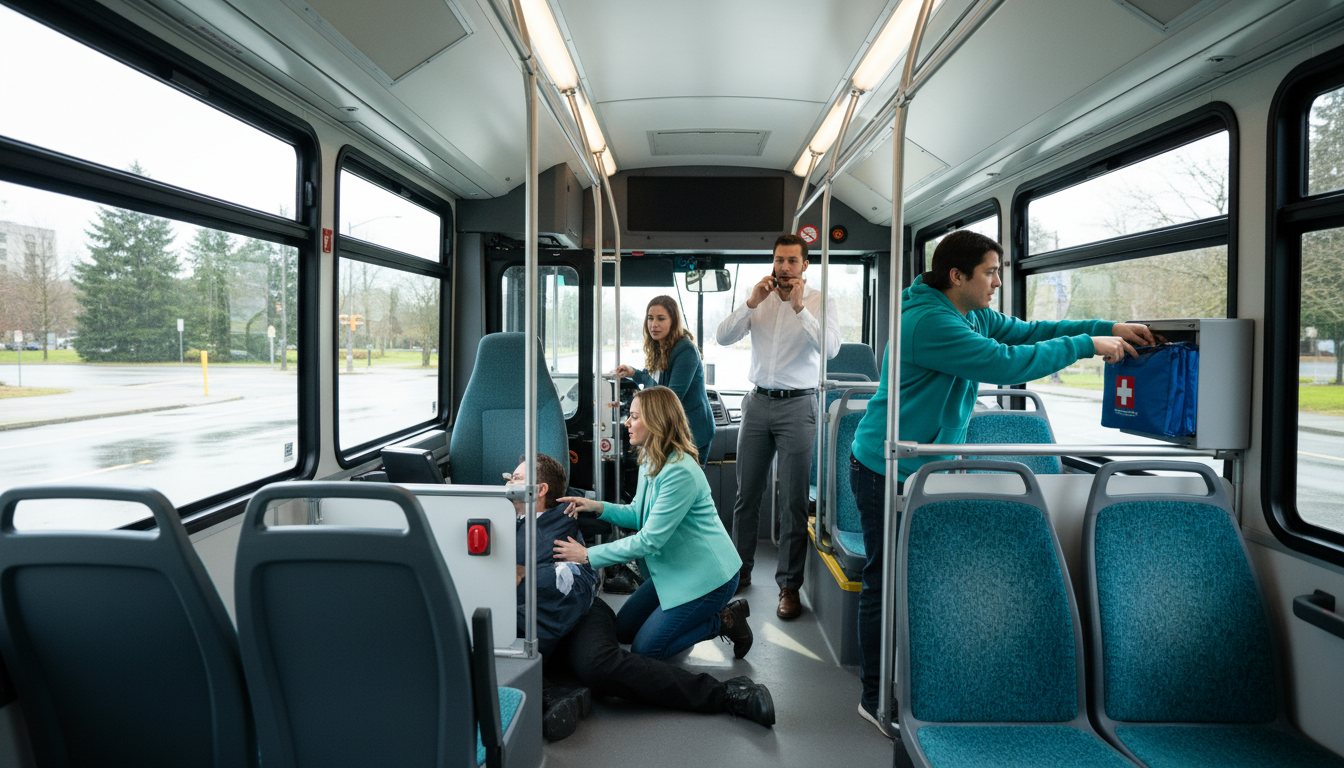 A Seattle bus driver collapsed. What would YOU do?