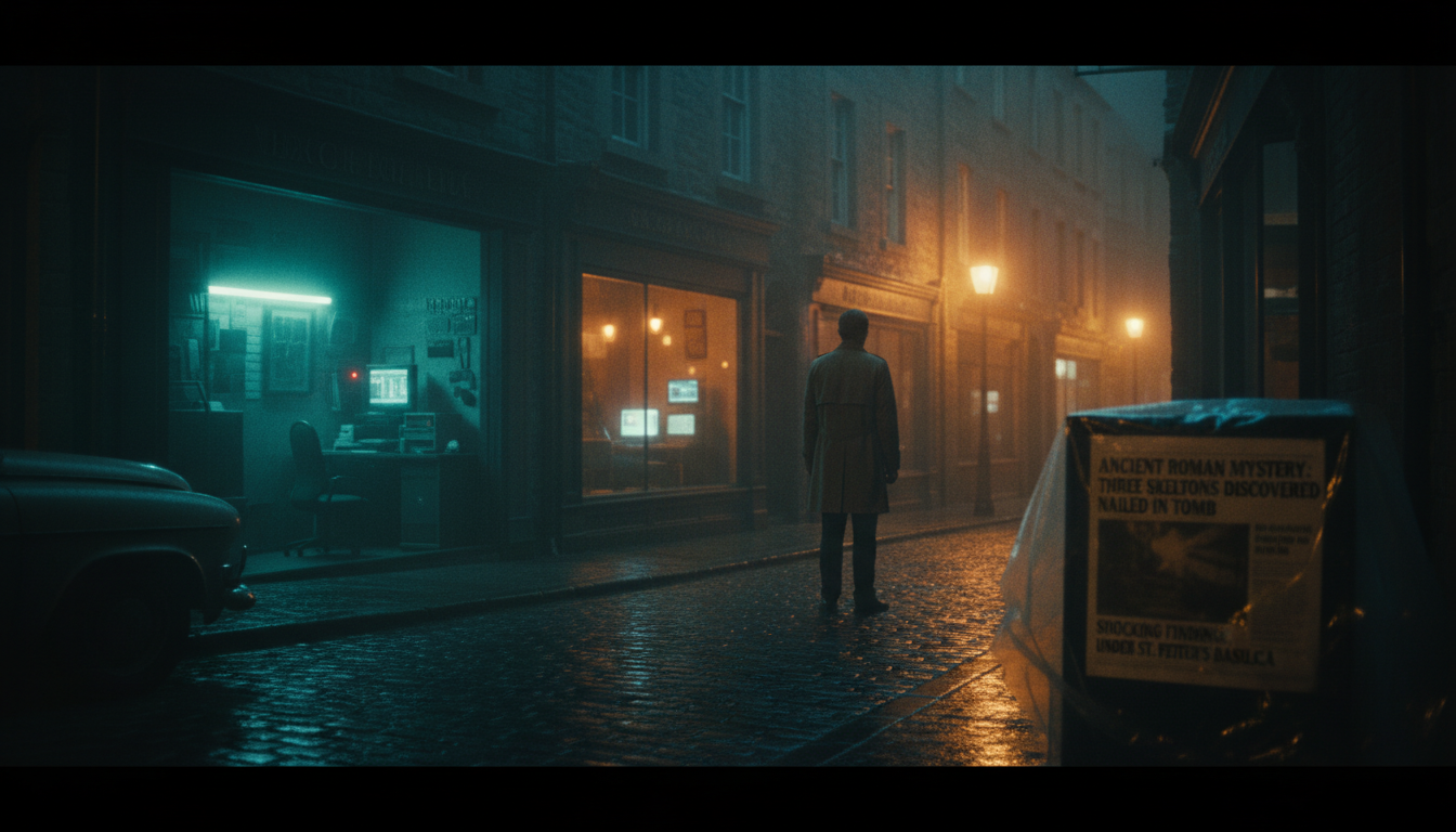 They found three skeletons nailed down in Rome. Seriously?