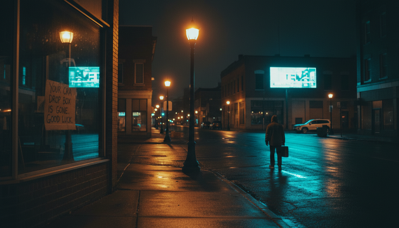 Sudbury, your CRA drop box is gone. Good luck.