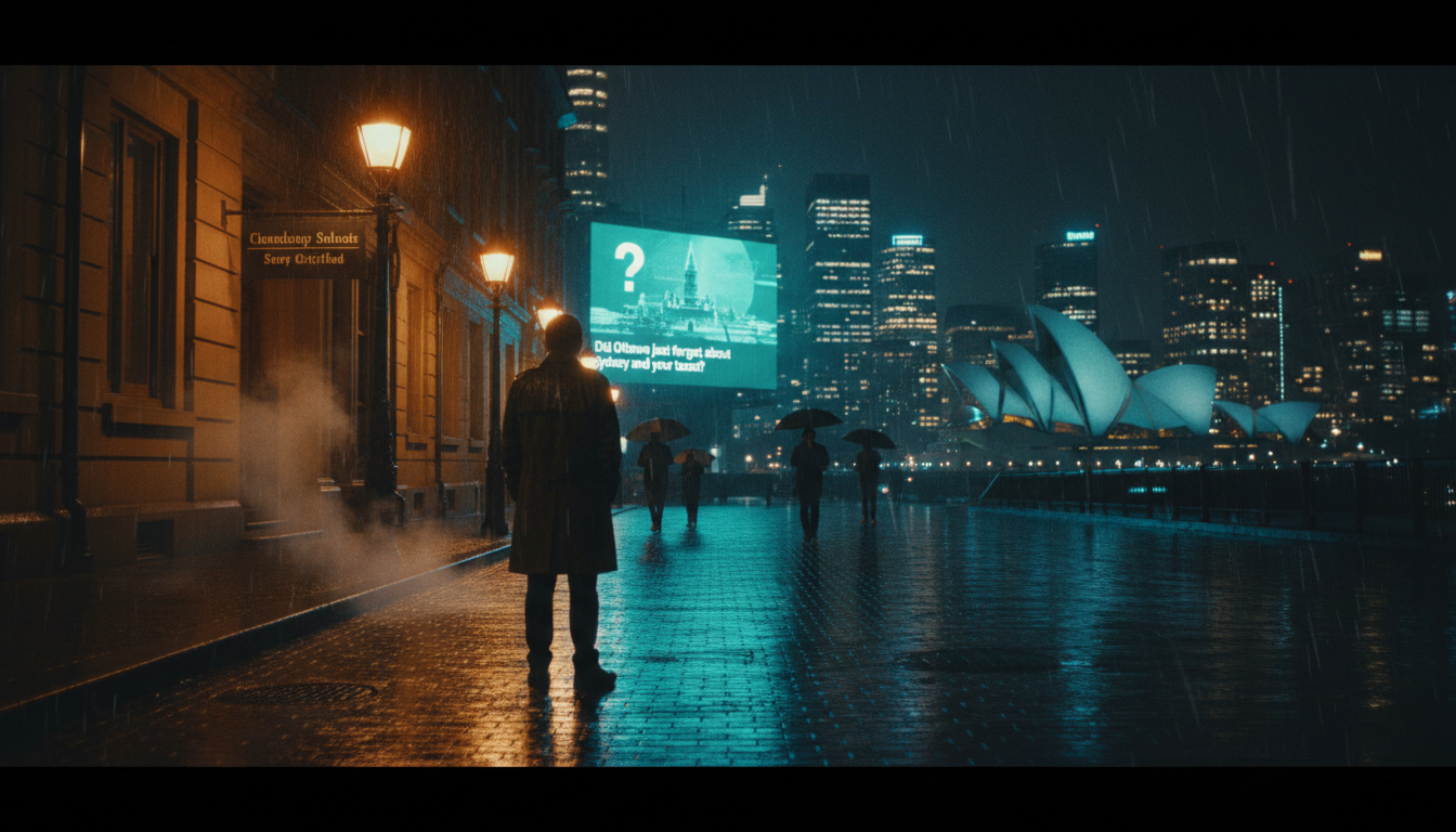 Did Ottawa just forget about Sydney and your taxes?