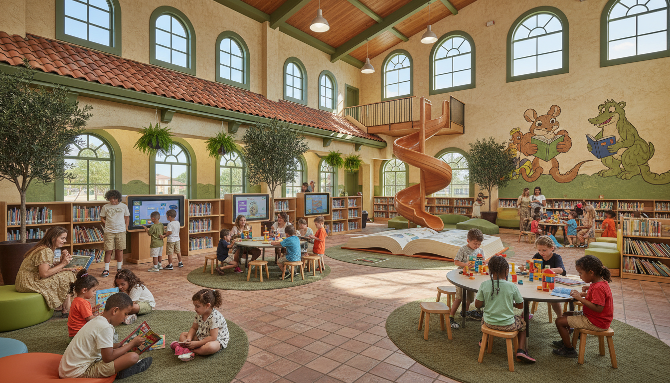 Wesley Chapel just finished the library your kids will love