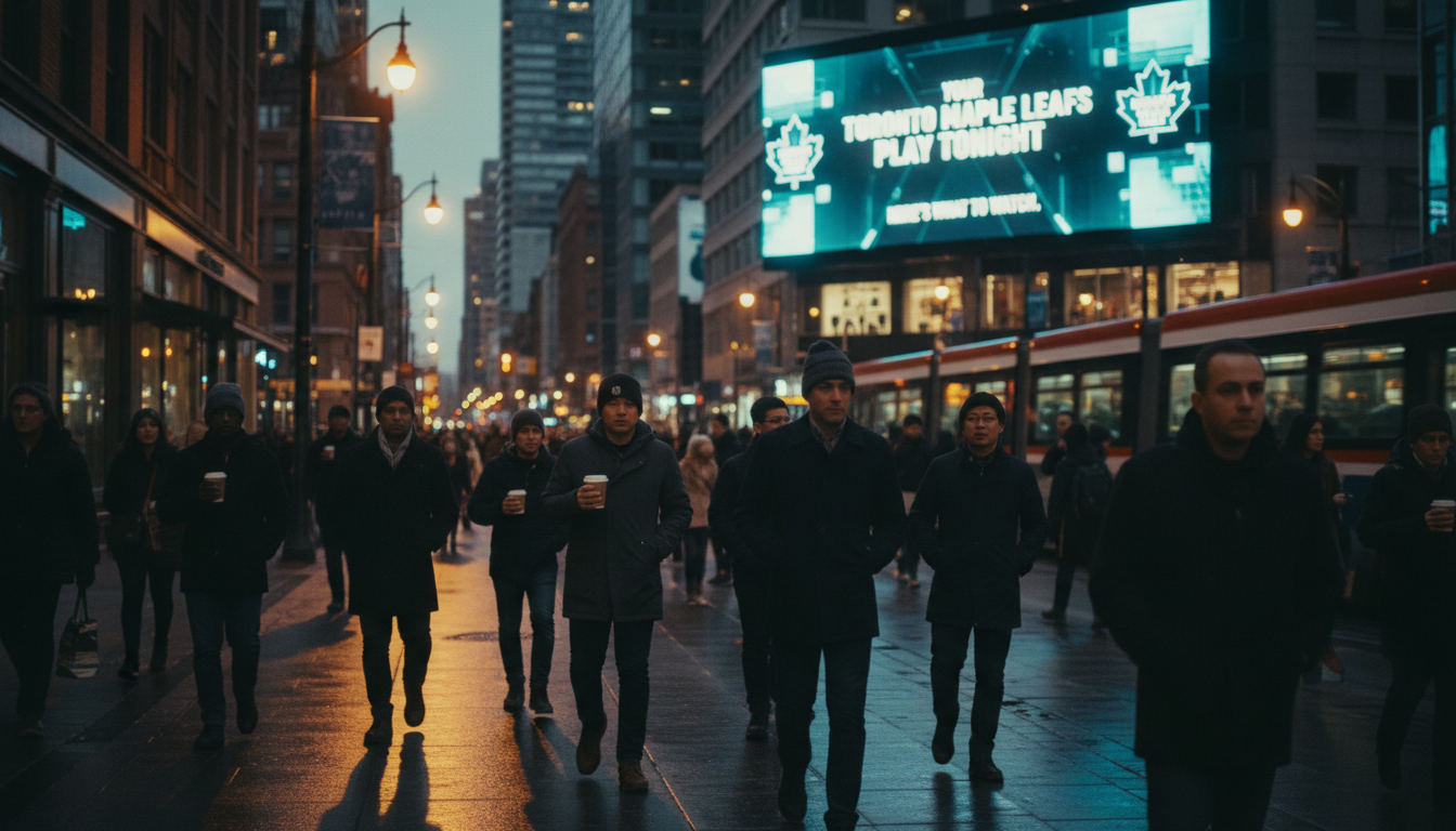 Your Toronto Maple Leafs play tonight. Here's what to watch.