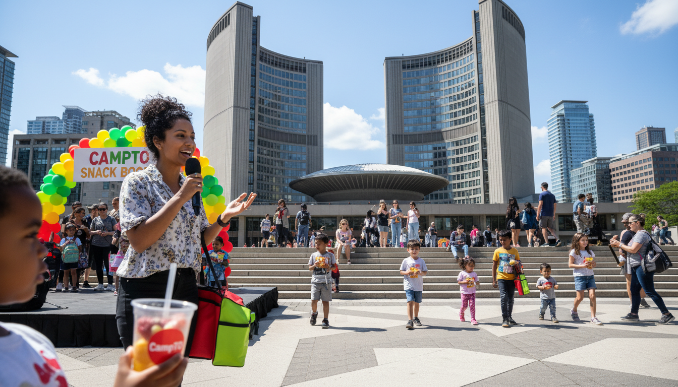 Your kids' CampTO snacks just got a City Hall boost