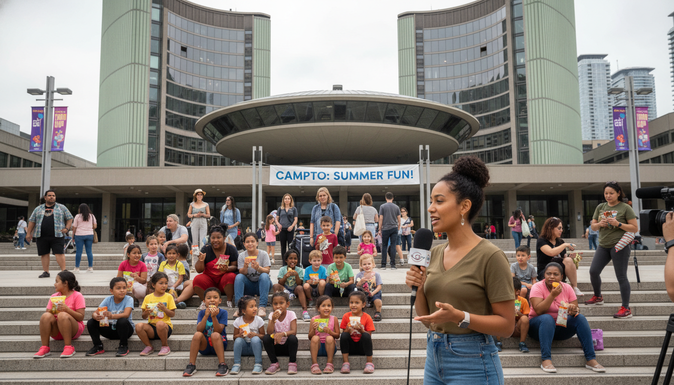 Councillor Thompson just approved snacks for CampTO kids. What are they eating?