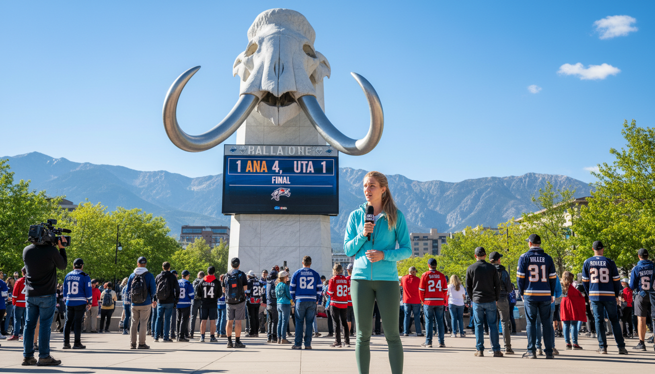 Here's what happened to the Utah Mammoth last night (ANA 4, UTA 1)